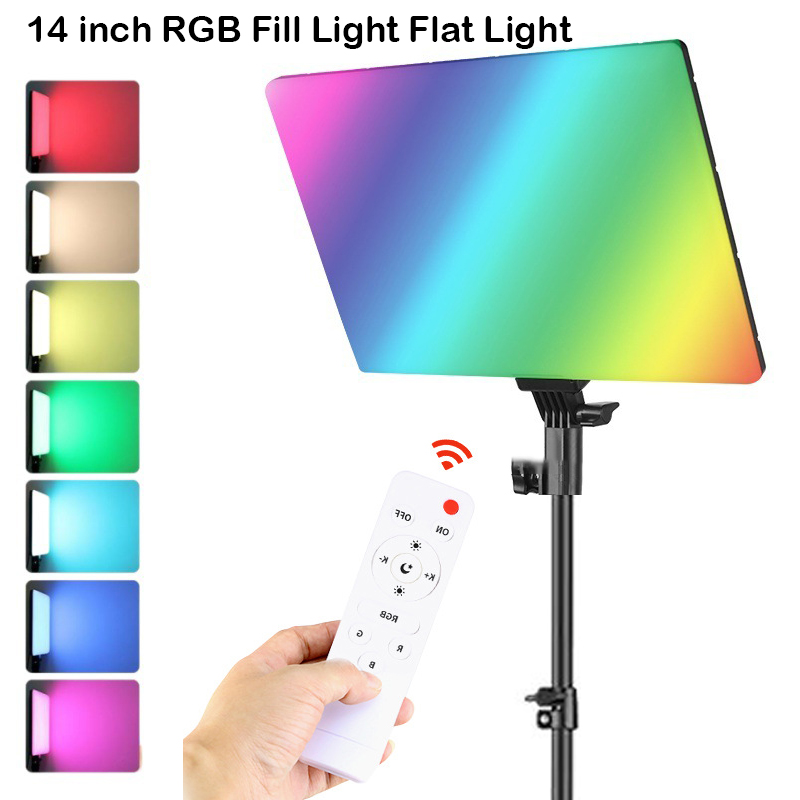 Photography Lighting Board - RGB 14 ''LED lumière vidéo télécommande