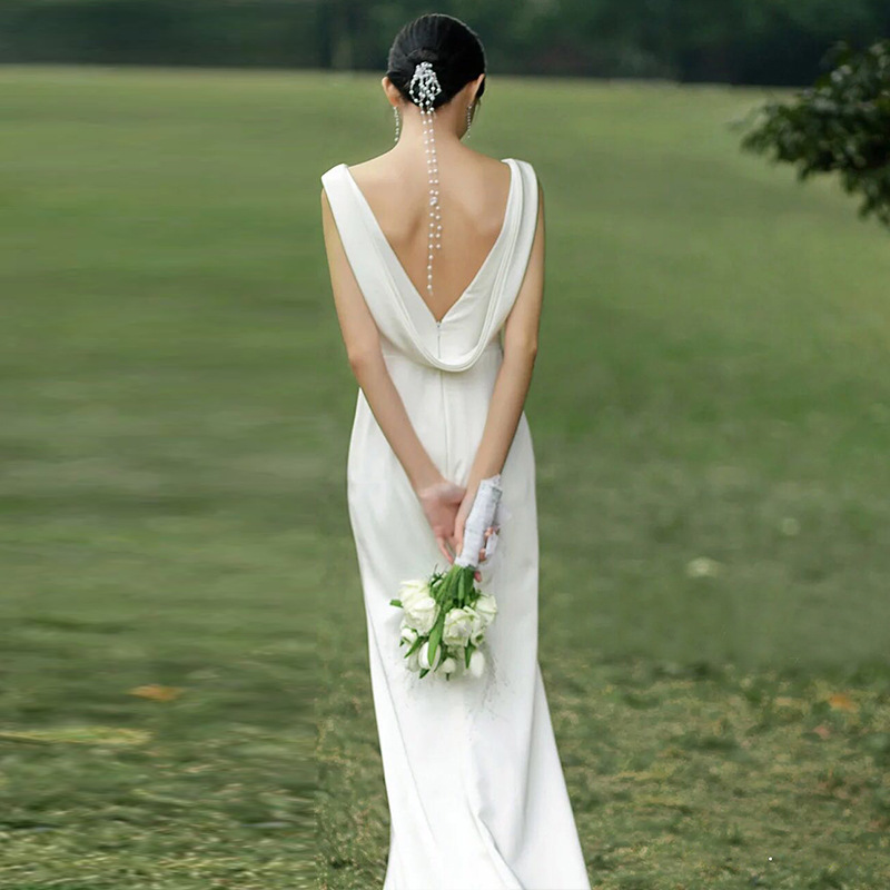 Photography Lighting Style - Robe de mariée légère style coréen