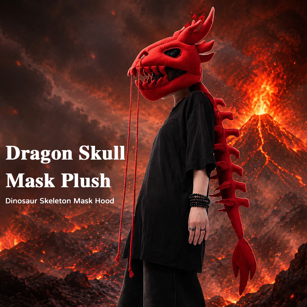 Photography Lighting Style - Masque de tête de dinosaure en