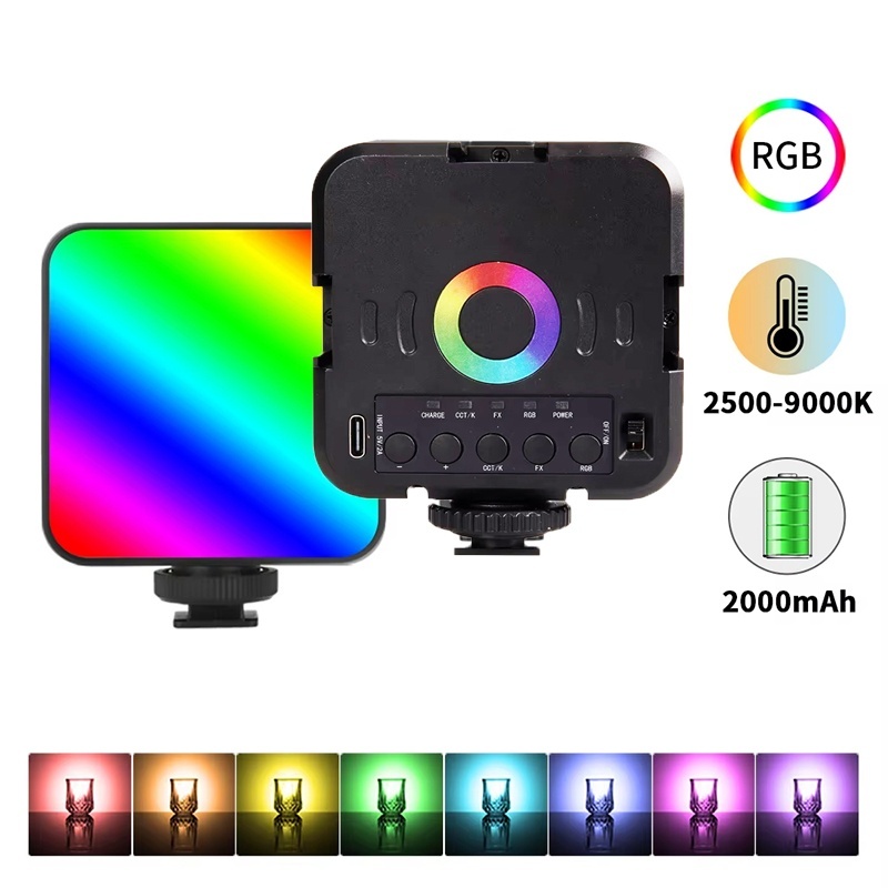 Photography Lighting Rgb - Mini lampe vidéo RGB portable pour