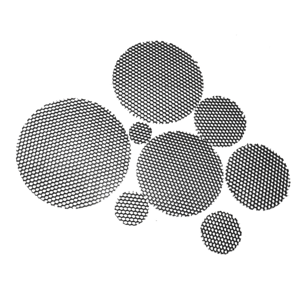 Honeycomb Grid Filter - Disque filtrant en aluminium noir alvéolé