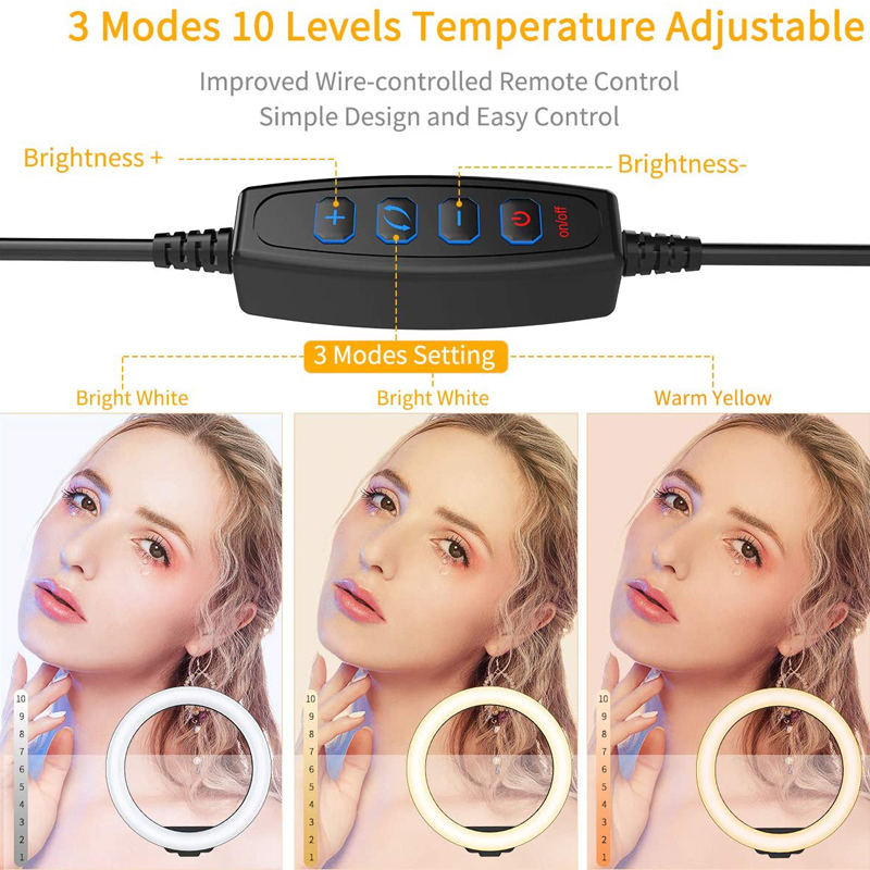 Anneau lumineux LED pour selfi - Photography Lighting Tool avis et prix