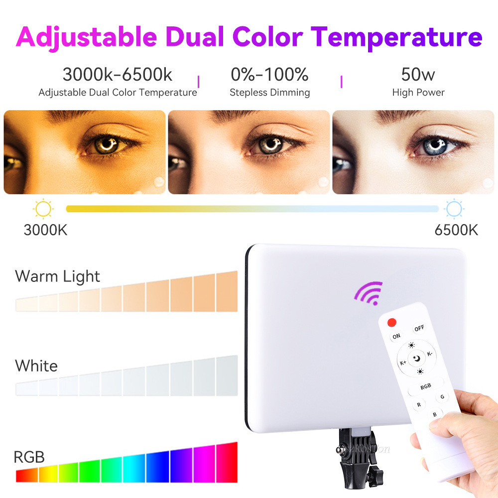 RGB 14 ''LED lumière vidéo tél - Photography Lighting Board avis et prix