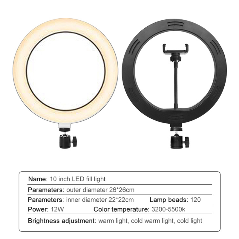 Anneau lumineux LED circulaire - Photography Lighting Tool avis et prix