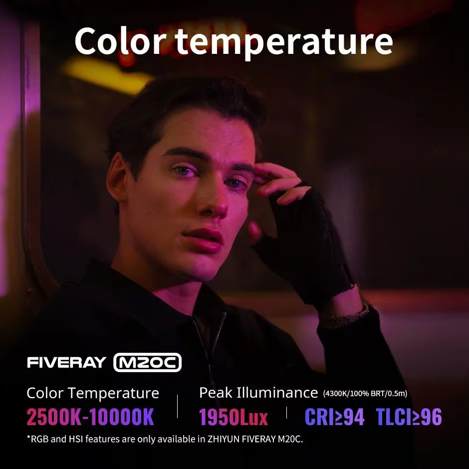 ZHIYUN FIVERAY M20C RGB M20 Bi - Photography Lighting Rgb avis et prix