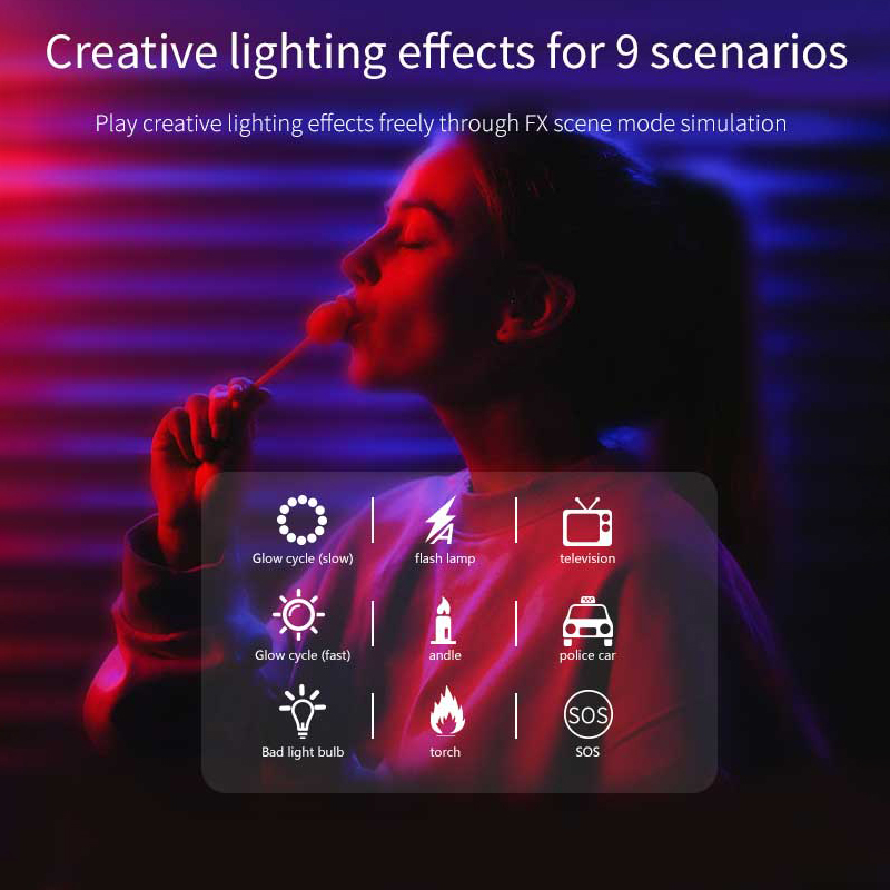 Mini lampe vidéo RGB portable  - Photography Lighting Rgb avis et prix